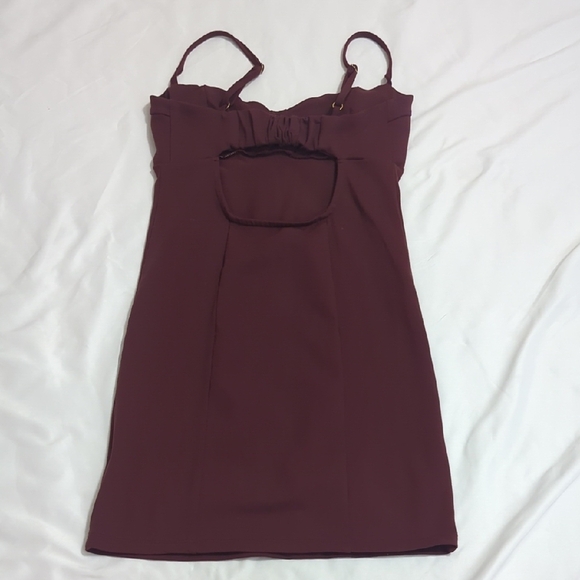 Free People Probably Should Bodycon Dress, Color Brown/Purple Size XS-TP - Picture 11 of 13